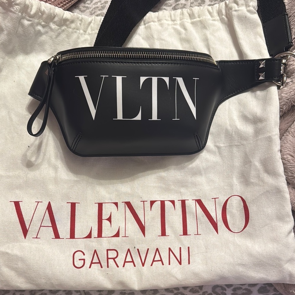 Valentino Black Belt Bag